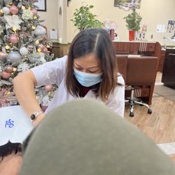 Riverwalk Nails & Spa - First time here, everyone was great at assisting. Until this one stated I couldn't get eyebrow tinting because I was "too dark".