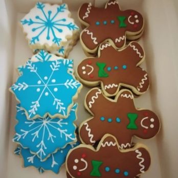Sweet's by Sheena - a box of decorated cookies - Cupcakes Near Me Sweet's by Sheena - a box of decorated cookies - Cupcakes Near Me