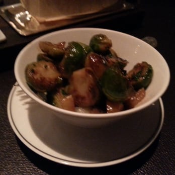 Cafe Gray Deluxe - Brussel sprouts w/roasted chestnut (no bacon), $65 - Bars Near Me - Hong Kong, HK