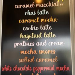 251 Nutrition - Coffee Menu