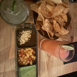 Nachos and dips