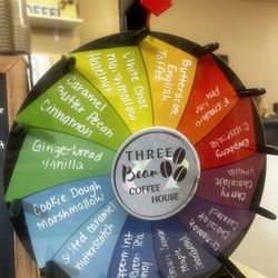 Three Bean Coffee - Try a new flavor combo with the wheel!