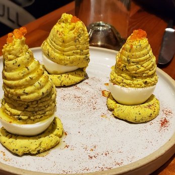 Yardbird - Deviled eggs- too salty - Southern Near Me - Los Angeles, California Yardbird - Deviled eggs- too salty - Southern Near Me - Los Angeles, California