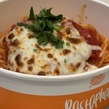 Pastaphony - Spaghetti Chicken Parmesan - Pasta Shops Near Me - Glendora, California Pastaphony - Spaghetti Chicken Parmesan - Pasta Shops Near Me - Glendora, California