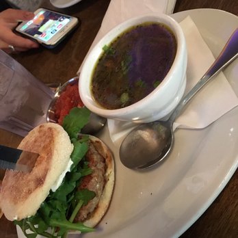 Twenty Tap - Turkey burger and wild rice soup! - Bars Near Me - Indianapolis, Indiana