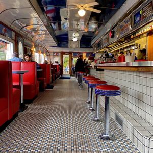 Photo of The Madison Diner - Bainbridge Island, WA, United States. This is the inside of the diner.