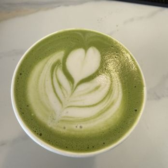 Origin Lab Coffee & Matcha - Hot matcha latte with soy milk - 10/10! - Coffee & Tea Near Me - San Francisco, California