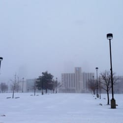 Tulsa Community College Metro Campus - Snow day.