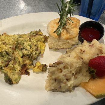 Hash House A Go Go - Scramble and SIDE Mashed Potatoes - New American Near Me - Orlando, Florida Hash House A Go Go - Scramble and SIDE Mashed Potatoes - New American Near Me - Orlando, Florida