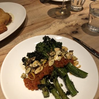 Launderette - Grilled Broccolini - New American Near Me - Austin, Texas
