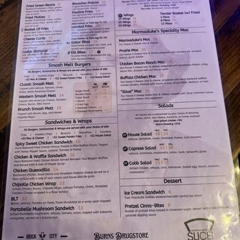 Marmadukes Lodge - Menu - Sports Bars Near Me - Leesburg, Florida
