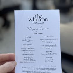 Bal Harbour Shops Access Pop-Up - The Whitman happy hour