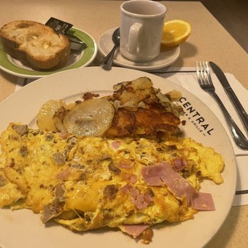 Central Diner & Grille - Meat Lovers Omelette - Diners Near Me - Pittsburgh, Pennsylvania