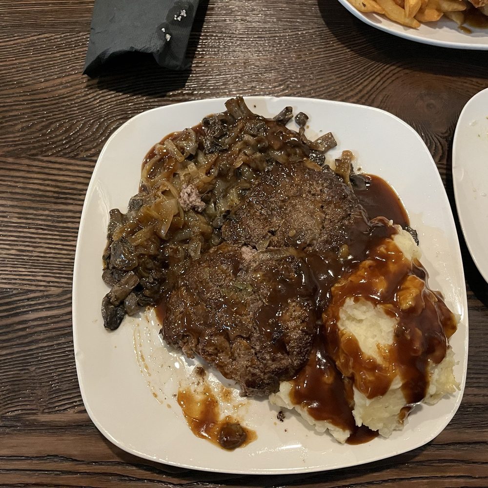 Hydro Tavern - Salisbury steak - Breakfast & Brunch Near Me - Berlin, New Hampshire Hydro Tavern - Salisbury steak - Breakfast & Brunch Near Me - Berlin, New Hampshire