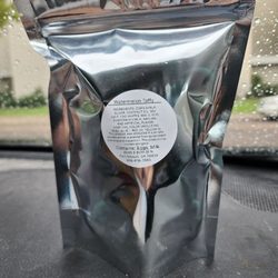Muskogee Farmer's Market - The back of the watermelon taffy bag.