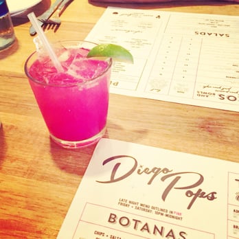 Diego Pops - Prickly Pear margarita - Cocktail Bars Near Me - Scottsdale, Arizona Diego Pops - Prickly Pear margarita - Cocktail Bars Near Me - Scottsdale, Arizona