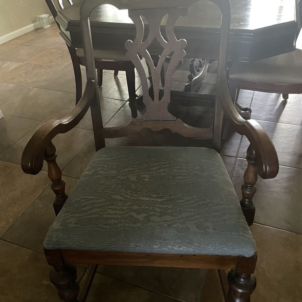 100-year-old dining room chair