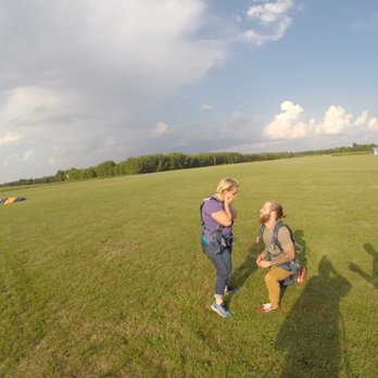 Skydive Central New York - Skydive CNY helped plan the most perfect proposal! - Skydiving Near Me - Weedsport, New York Skydive Central New York - Skydive CNY helped plan the most perfect proposal! - Skydiving Near Me - Weedsport, New York