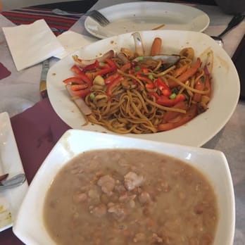Coracora - Beans and tallarin saltado de mariscos - Latin American Near Me - West Hartford, Connecticut Coracora - Beans and tallarin saltado de mariscos - Latin American Near Me - West Hartford, Connecticut