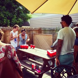 NOLA Jazz House - Let's pong bro!