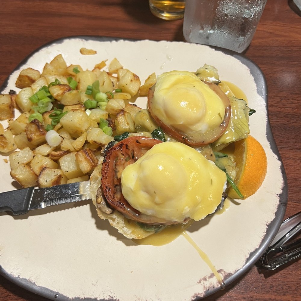 Egg Harbor Café - Wonderful eggs Benedict with mushrooms, spinach & tomato. Service was hospitable and fast for good food. - Breakfast & Brunch Near Me - Atlanta, Georgia Egg Harbor Café - Wonderful eggs Benedict with mushrooms, spinach & tomato. Service was hospitable and fast for good food. - Breakfast & Brunch Near Me - Atlanta, Georgia