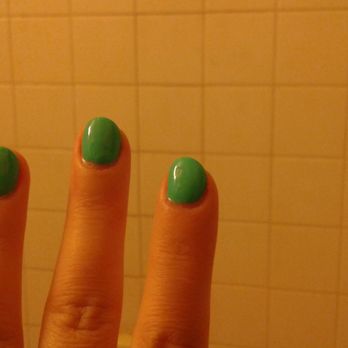 E Z Nails & Hair - Here you can see the poor job done on my nails. There are gaps by my cuticles and spots that did not get top coat. - Nail Salons Near Me - Tucson, Arizona E Z Nails & Hair - Here you can see the poor job done on my nails. There are gaps by my cuticles and spots that did not get top coat. - Nail Salons Near Me - Tucson, Arizona