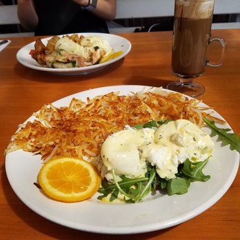 Shorehouse Kitchen - Crispy Parmesan Risotto & Honey Cured Bacon Benedict - Coffee & Tea Near Me - La Jolla, California Shorehouse Kitchen - Crispy Parmesan Risotto & Honey Cured Bacon Benedict - Coffee & Tea Near Me - La Jolla, California