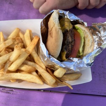 The Beach Bus - Cheeseburger and fries - Food Trucks Near Me - Kahuku, Hawaii The Beach Bus - Cheeseburger and fries - Food Trucks Near Me - Kahuku, Hawaii