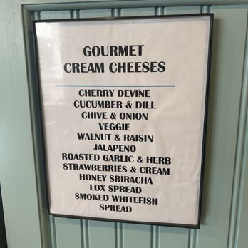 Devine's Bagels & Cafe - Cream cheese options - Coffee & Tea Near Me - Milford, Connecticut