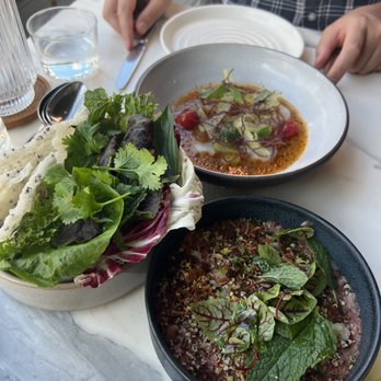 Kingfisher - Scallops and beef tartare - Vietnamese Near Me - San Diego, California