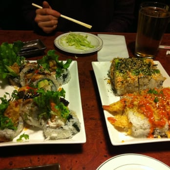 Sushi Hook - Left: A's and Raider's. On the right top is The Hulk, bottom is Crunch Monkey. - Sushi Bars Near Me - Sacramento, California Sushi Hook - Left: A's and Raider's. On the right top is The Hulk, bottom is Crunch Monkey. - Sushi Bars Near Me - Sacramento, California