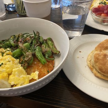 Gracious Plenty Bakery & Breakfast - Hash bowl with a biscuit - Bakeries Near Me - Roswell, Georgia