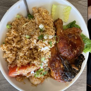 Thai Basil And Sushi - C1. Thai Barbecued Chicken The chicken is so tender and the rice is delicious. - Thai Near Me - Trussville, Alabama Thai Basil And Sushi - C1. Thai Barbecued Chicken The chicken is so tender and the rice is delicious. - Thai Near Me - Trussville, Alabama