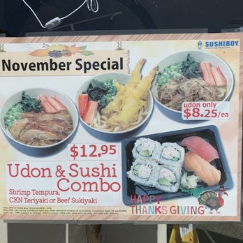 Sushi Boy - Specials as of 11/23/23 - Sushi Bars Near Me - Torrance, California