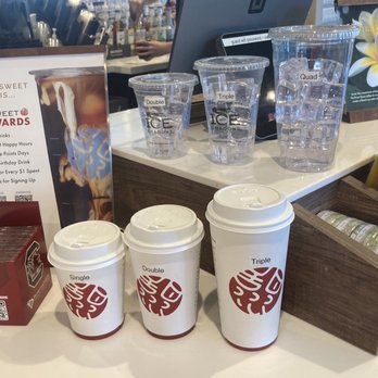 Sweetwaters Coffee & Tea - Drink size options - Coffee & Tea Near Me - Columbia, South Carolina Sweetwaters Coffee & Tea - Drink size options - Coffee & Tea Near Me - Columbia, South Carolina