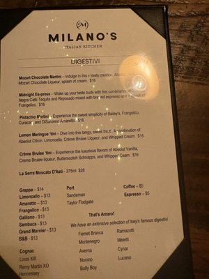 Menu photo 2 Milano's On Main Hyannis Barnstable, MA Menu photo 2 Milano's On Main Hyannis Barnstable, MA