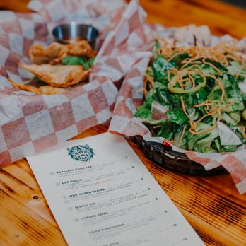 Yellow Ranger - Crab Rangoon and Chinese Chicken Salad - Chinese Near Me - Austin, Texas