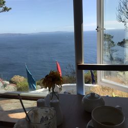 Dzogchen Beara - View from their cafe (indoor seating)
