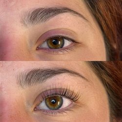 Yes, these are her natural lashes! Achieved with a Korean lash lift
