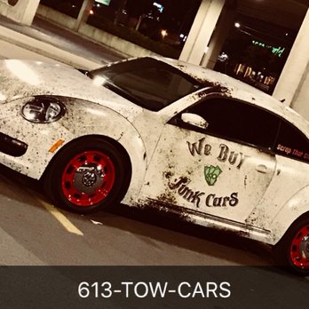 Scrap That Crap - Our wrapped beetle to resemble an older, rusted and patina look. - Towing Near Me - Gloucester, Ontario