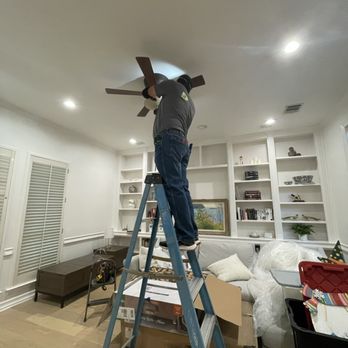 ED Electrical Services - Ceiling fan upgrade. - Electricians Near Me