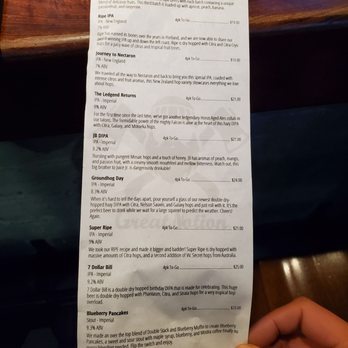 Great Notion - Berkeley - To go menu 2/2 - Brewpubs Near Me - Berkeley, California