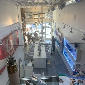 26Shades - This is a view from upstairs looking down at the salon area. Just beautiful! - Hair Salons Near Me - Los Angeles, California