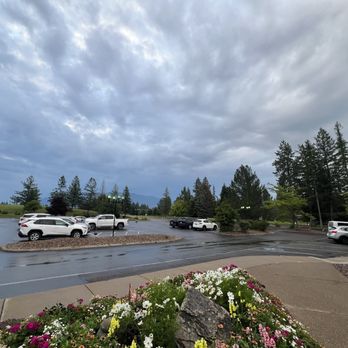 Meadow Lake Resort - The front of the hotel! - Golf Near Me - Columbia Falls, Montana