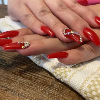 Sophia Nails & Spa - New acrylic set and gems - Nail Technicians Near Me Sophia Nails & Spa - New acrylic set and gems - Nail Technicians Near Me