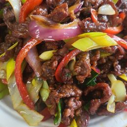 Stir-fried Lamb with Scallions / 葱包羊肉