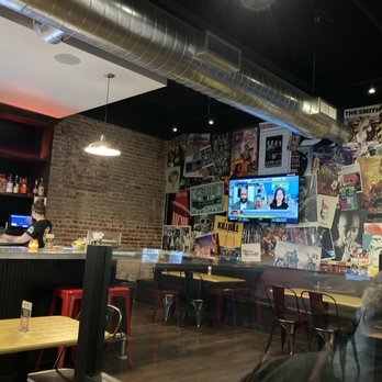 Empire Slice House - Tulsa - Decor next to bar area - Pizza Near Me - Tulsa, Oklahoma Empire Slice House - Tulsa - Decor next to bar area - Pizza Near Me - Tulsa, Oklahoma