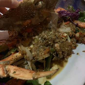 Jitlada - Dungeness crab with garlic (~$50) - Thai Near Me - Los Angeles, California