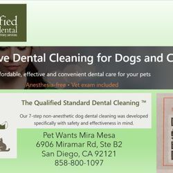 Anesthesia-Free Pet Dental in store July 16!