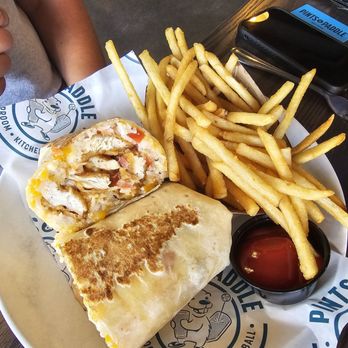 Pints and Paddle - Bang bang chicken wrap - Pickleball Near Me - Maple Grove, Minnesota